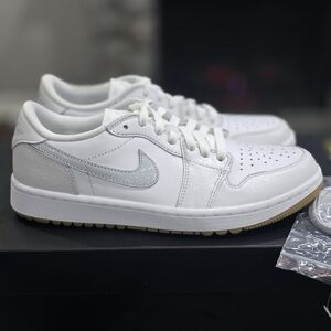 Nike Air Jordan 1 Retro Low Golf White Gum New
